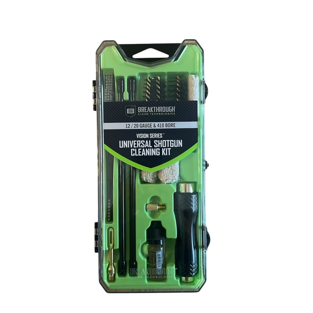Vision Series Shotgun Cleaning Kit - Black and Green